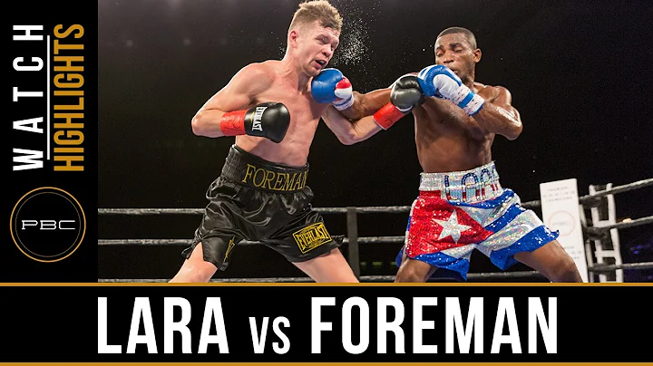 Lara vs Foreman HIGHLIGHTS: January 13, 2017 - PBC...