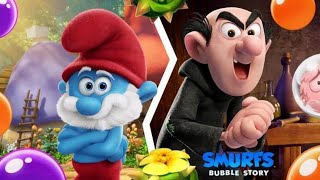 Smurfs - Bubble Shooter Story | Android Game | All Level screenshot 1