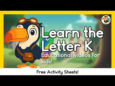 Learn The Letter K: Knights And Kings | Educational Videos For Kids With Tibo the Toucan