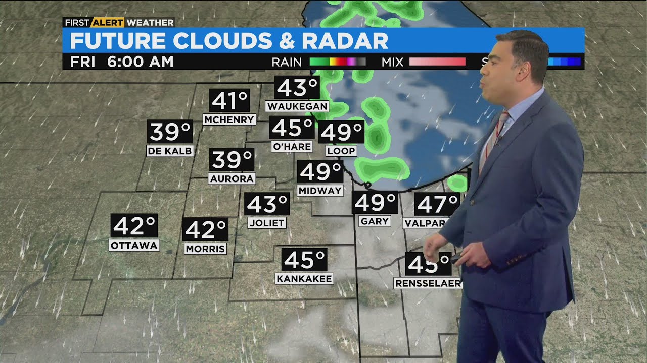 Chicago First Alert Weather: A chill on Friday - YouTube