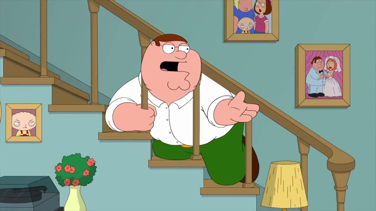 Family Guy - Musical number: Halfway Down the Stairs - YouTube