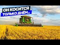 ☝Ещё светло, а ячмень уже не молотится. 🚜John Deere уходят на уборку яровой пшеницы.