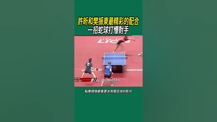 許昕和樊振東精彩的配合 #巴黎奧運會 - 天天要聞