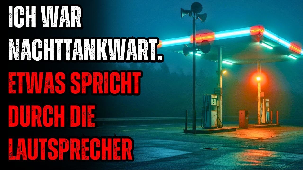 Ich arbeite in der Nachtschicht an einer Tankstelle. Etwas benutzt die Lautsprecher um Mitternacht.