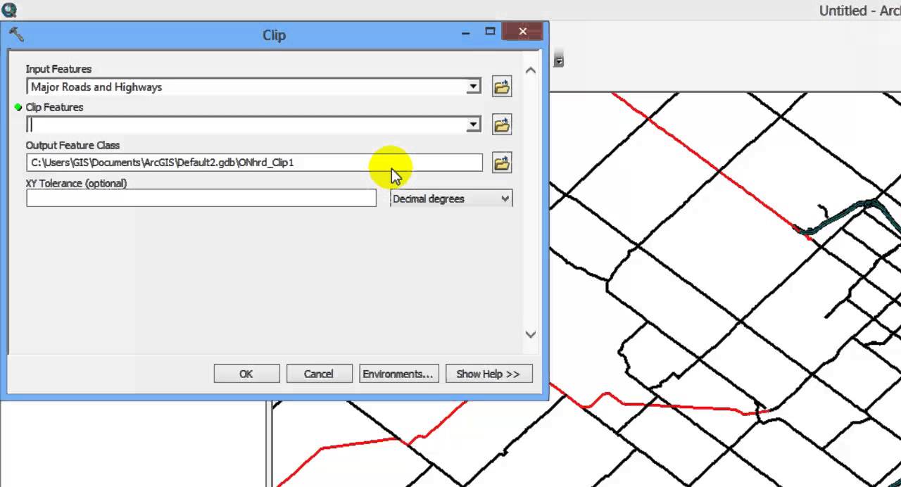 arcgis 10.6 clip piece out of polygon