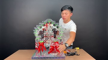 Xếp Tháp ly rót rượu đám cưới mẫu TL23 và các bước ráp thật dễ dàng hoàn thiện 0866460504