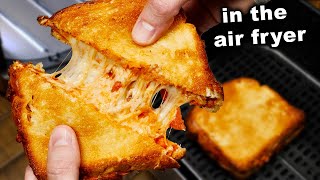 EASY Air Fryer 'Italian' Grilled Cheese Recipe!