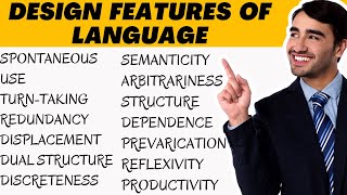 Design Features of Language in Linguistics | Charles Hockett | Cook G. |Properties of Human Language