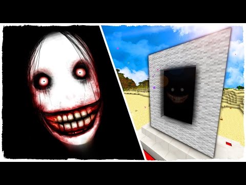 HOW TO MAKE A PORTAL TO JEFF THE KILLER'S DIMENSION - MINECRAFT CREEPYPASTA