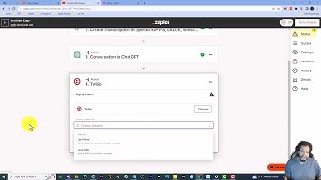 Sending and Receiving a call to chatGPT using Whisper, Twilio & Zapier