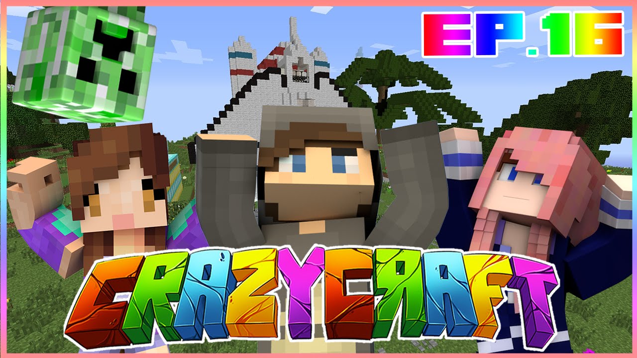 PRANKING LAUREN! PRANKED BY LIZZIE! - Minecraft Crazy Craft 3.0 - Ep.16