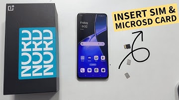 How to insert SIM and microSD card into OnePlus Nord CE4 5G