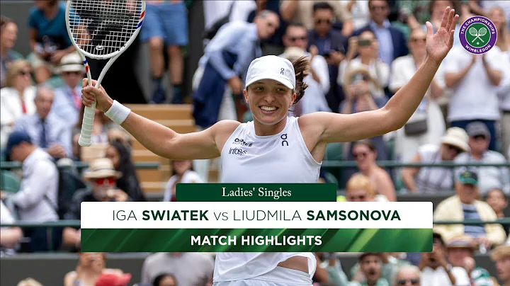 Making history! | Iga Swiatek vs Liudmila Samsonova | Highlights | Wimbledon 2025