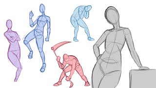 Como Desenhar Poses Dinâmicas 