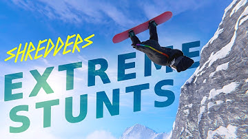 Shredders - Extreme Stunts and Tricks - Epic clips! - Biggest jumps, cliff drops - Papaya clips
