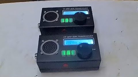 QRP 8 Band SDR Transceiver. Ham Radio. Settings. Microphone Wiring. Mods.