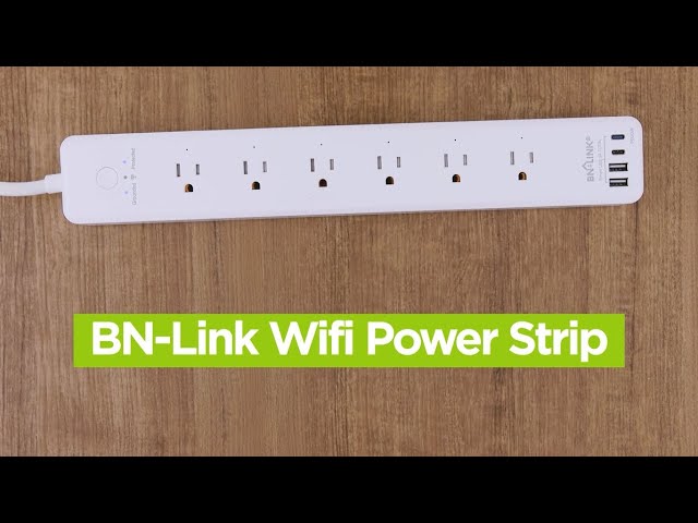 BN-LINK Smart Power Strip Compatible with Alexa Google Home, Smart