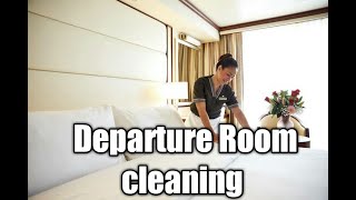 Procedure for Departure Room cleaning in House Keeping Department/Hotel industry/Subscribe