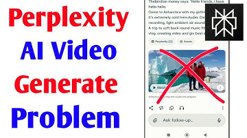 Perplexity Ai Video Generate Problem