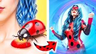 From Nerd To Ladybug! Extreme Beauty Makeover! How To Become a Superhero by Troom Troom 58,634 views 2 months ago 45 minutes