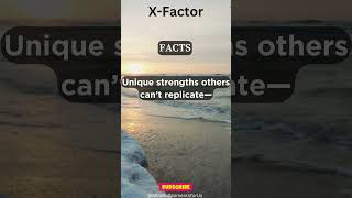 X Factor - Unique strengths others can’t replicate — double down on them; mediocrity imitates.