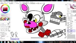 Fnaf Speed Art - Mangle - Cheatsykoopa98