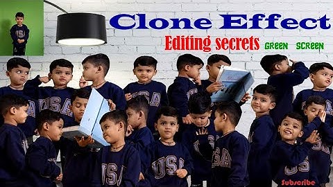 Clone Effect I How To CLONE YOURSELF I Adobe After Effects Tutorial | #greenscreen #greenscreenvideo