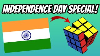 Learn To Make Indian Flag In Rubik&#39;s Cube | Independence Day Edition | Splendid Shri