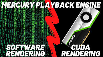 Mercury playback engine cuda vs software rendering in Hindi