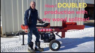 Same Wood Splitter- Double the production!
