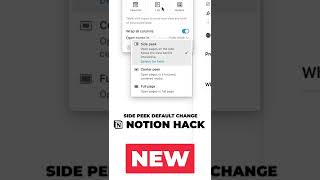 Peek Mode in Notion - How to Change Default View screenshot 4