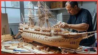 Мужчина Строит Реальные Корабли В Масштабе До Последней Детали | Гиперреалистичные Копии