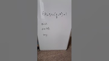 Determine Period, Phase shift, Range of sine function