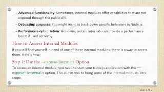 Accessing Node.js Internal Modules
