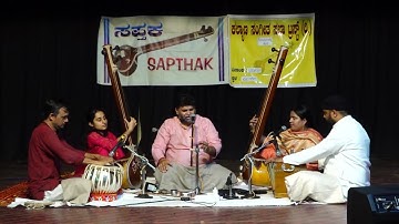 Sapthak,Bangalore & Kalyan Sangeeta Sabha,Somnalli Present VADANA-GAYANA on 1.11.2025 at Manchikeri