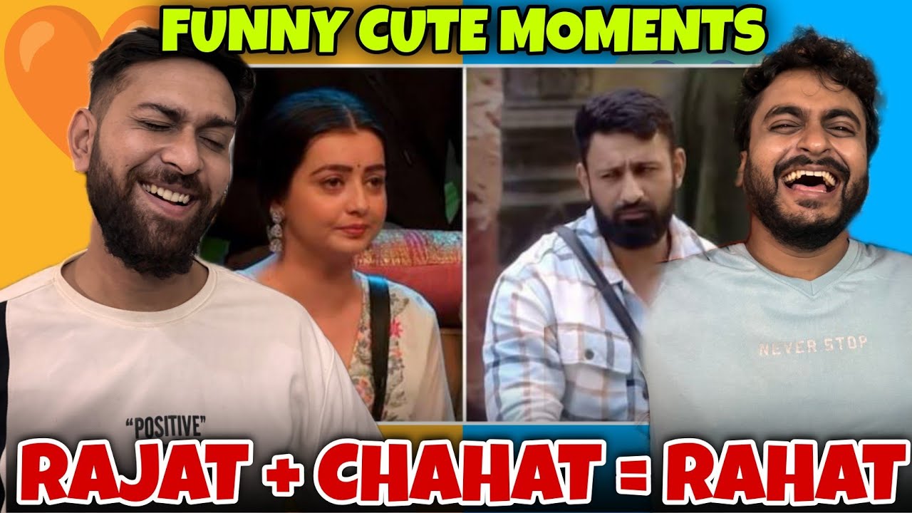 RAJAT DALAL AND CHAHAT PANDEY CUTE FUNNY MOMENTS | BIGG BOSS 18 | TRIO TALK