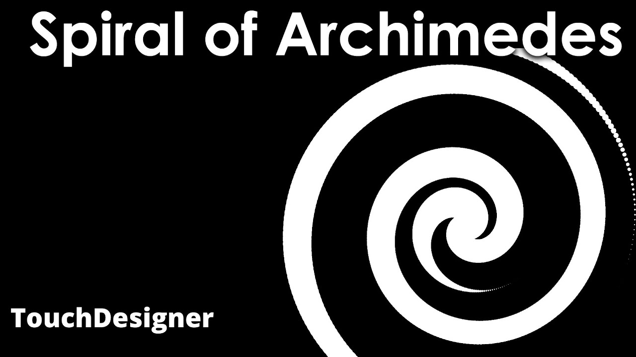 Spiral of Archimedes | TouchDesigner - YouTube
