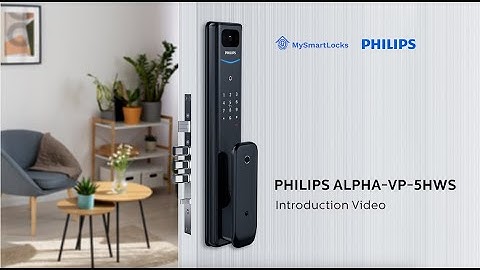 MySmartLocks Philips Alpha-VP-5HWS Introduction