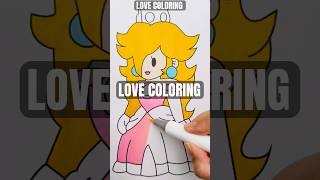 Coloring PEACHES Super Mario