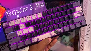 Ducky One 2 Mini || GeekBro(GeekSocial) Keycaps Purple Tang Dynasty