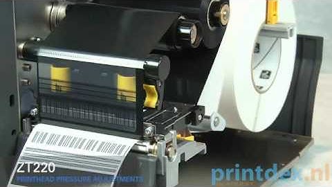 Zebra printhead pressure adjustments zt220