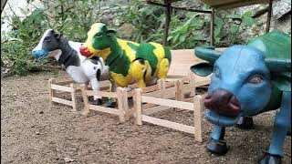 Truck Swerving!! Swerving Tejo sacrificial cows, jumbo cows, mustard cows, large buffaloes, Geran...