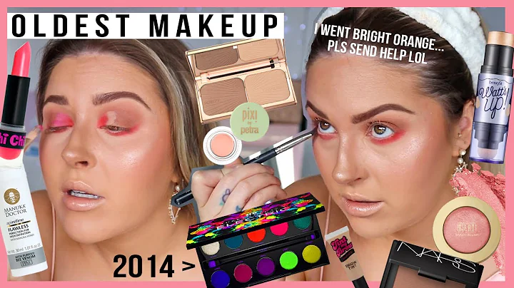 full face of my OLDEST MAKEUP  i got a rash the ne...