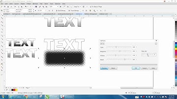 Corel Draw Tips & Tricks Text Effect Half Tone Part 2