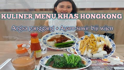 KULINER  HONGKONG // Angsa panggang dan ayam suwir siram biji wijen menu khas Hongkong