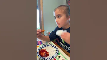 Cute Girl Eating Fish Sticks Yummy Snack Time FishSticks YummyFood Snack KidsEating Shorts 