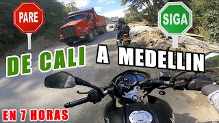 Viajé de Cali a Medellín en Moto Pulsar NS 200 FI (7 Horas) Viaje Completo