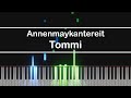 Annenmaykantereit  tommi  piano tutorial  synthesia