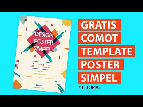 Cara Bikin Desain Poster Simpel dan Gampang, tinggal COMOT...edit dikit...GRATIS!