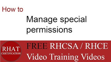 Managing special permissions